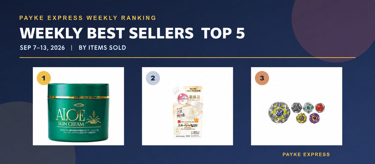 Payke Express Weekly Best Sellers Top 5, Sep 7–13, 2026