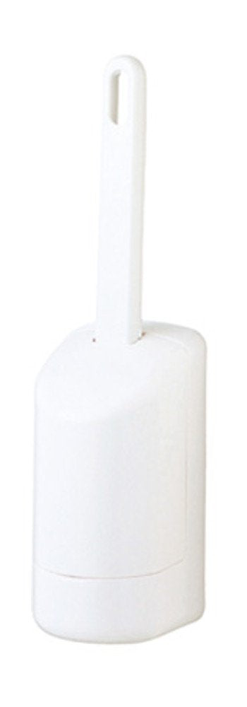 Marna Clean Edge Toilet Brush Mini (Storage Case Included/White) Toilet Cleaning Brush (Floating Storage/Hygienic) W085W