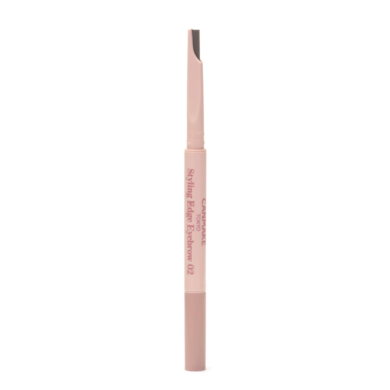 Canmake Styling Edge Eyebrow Eyebrow Pencil Thin Core Brush Included 02 Ash Brown