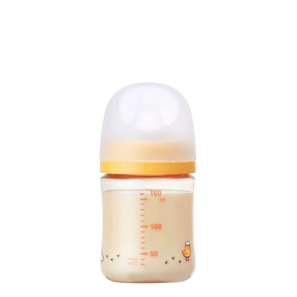 PIGEON Breastfeeding experience baby bottle 160ml 0 months and up High quality plastic Bird Also used in medical institutions Light and unbreakable