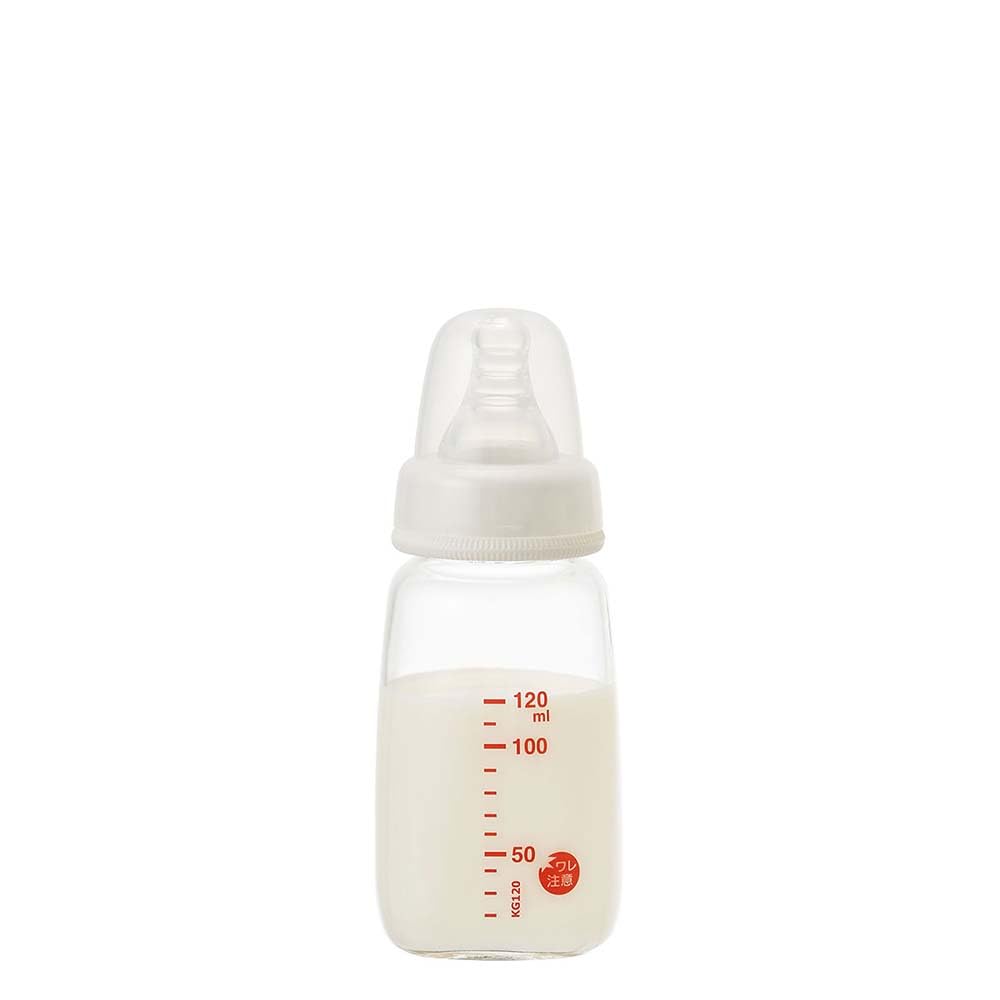 비둘기 포유 병 슬림 타입 120ml 빨리 식히는 내열 유리제 상처가 붙기 어렵고 위생적