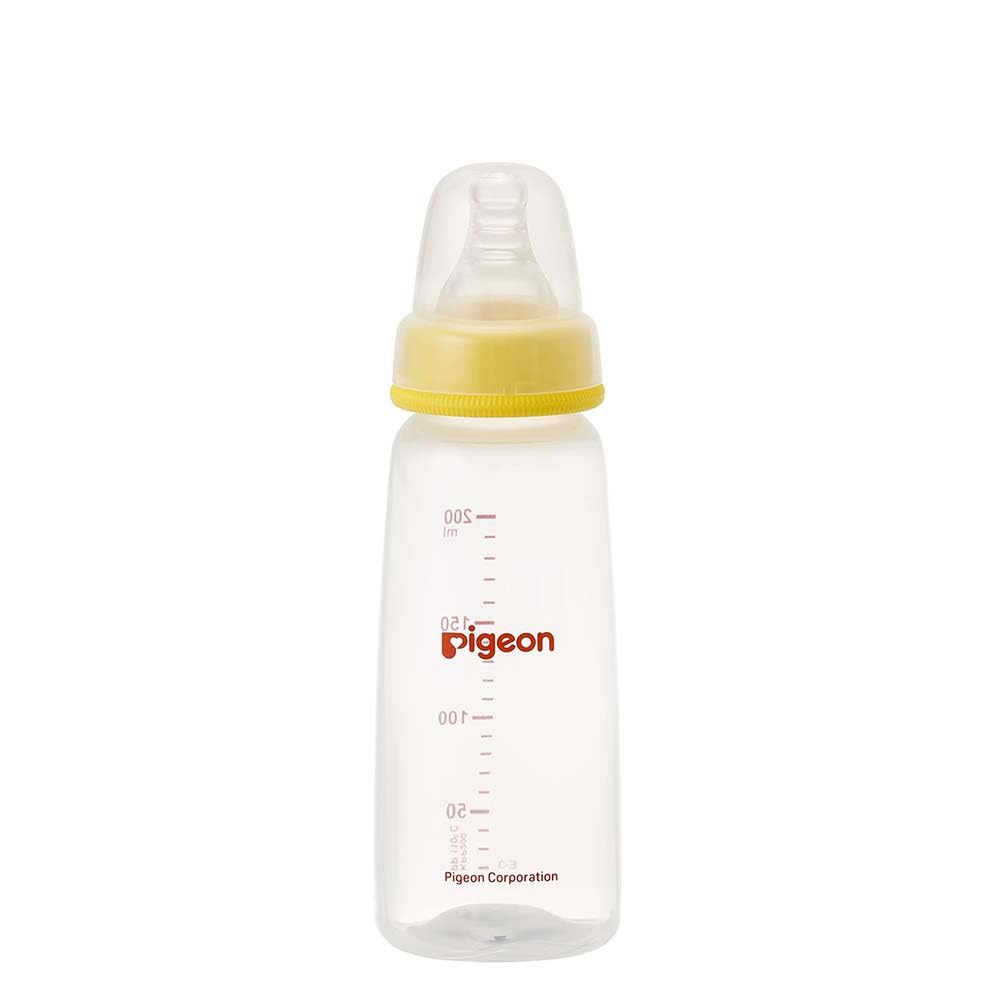 Pigeon Baby Bottle Slim Type 200ml High-quality plastic Used by medical institutions Light and hard to break