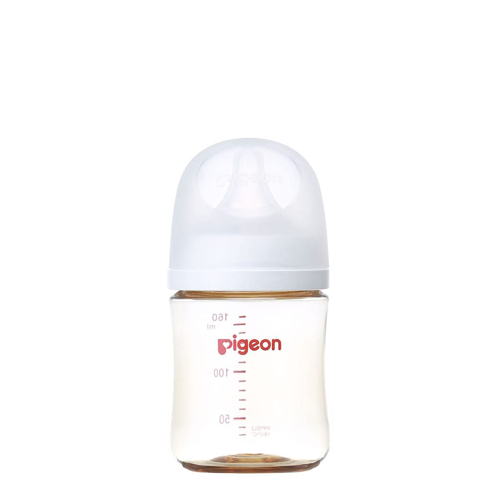 PIGEON Breastfeeding experience baby bottle 160ml 0 months and up High quality plastic Also used in medical institutions Light and unbreakable