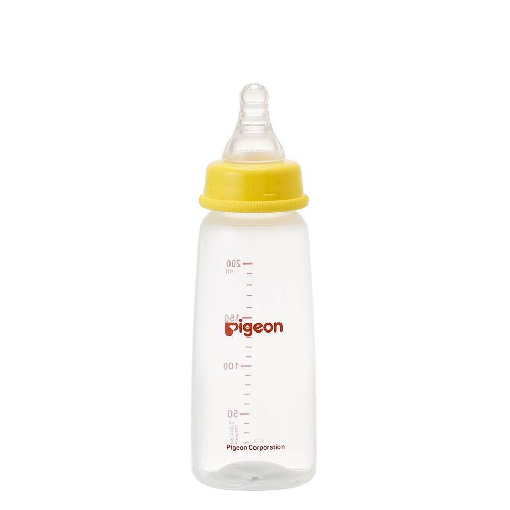 Pigeon Baby Bottle Slim Type 200ml High-quality plastic Used by medical institutions Light and hard to break