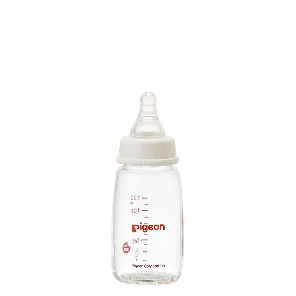 비둘기 포유 병 슬림 타입 120ml 빨리 식히는 내열 유리제 상처가 붙기 어렵고 위생적