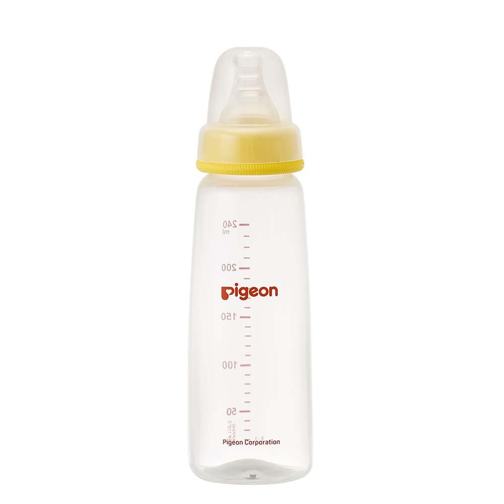 Pigeon Baby Bottle Slim Type 240ml High-quality plastic Used by medical institutions Light and hard to break