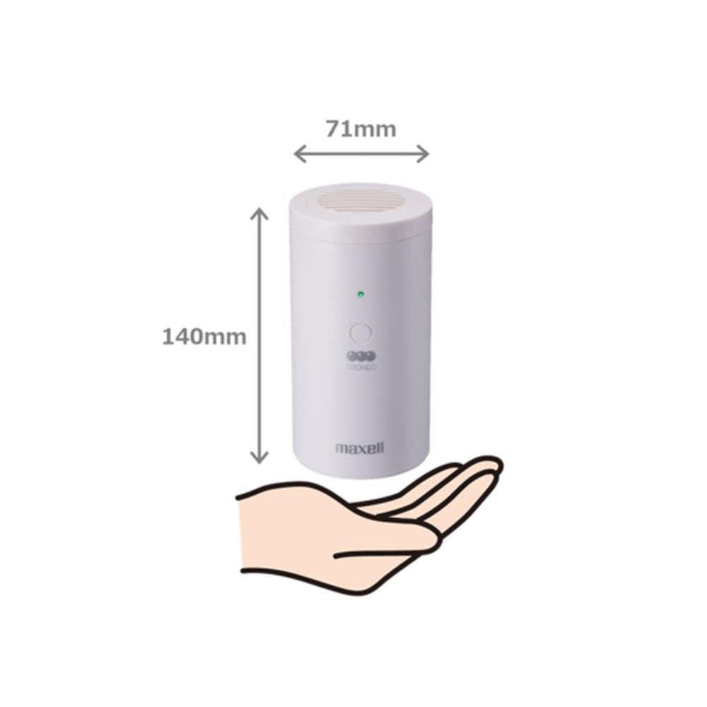 맥셀 (maxell) MXAP-AER205WH (화이트) 오존 제균 소취기 소 공간 용 오조 네오 에어로 뮤