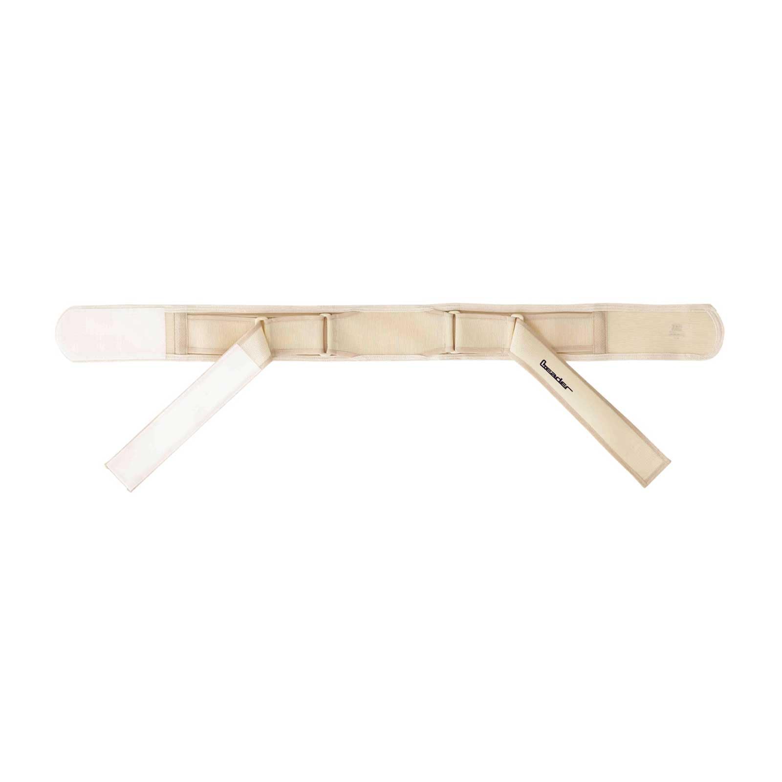 L.eader (Leader) Strain Back Help Belt S~M Size Unisex Beige 782951