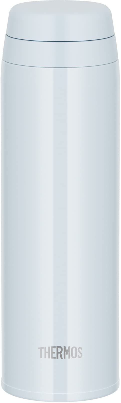 [Dishwasher compatible model] Thermos Water Bottle Vacuum Insulated Mobile Mug 500ml White Gray JOR-500 WHGY