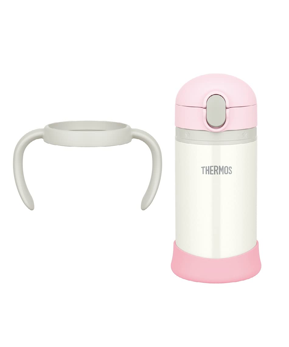 THERMOS Baby Straw Mug FJL-350 Pink White (PKW) 350ml