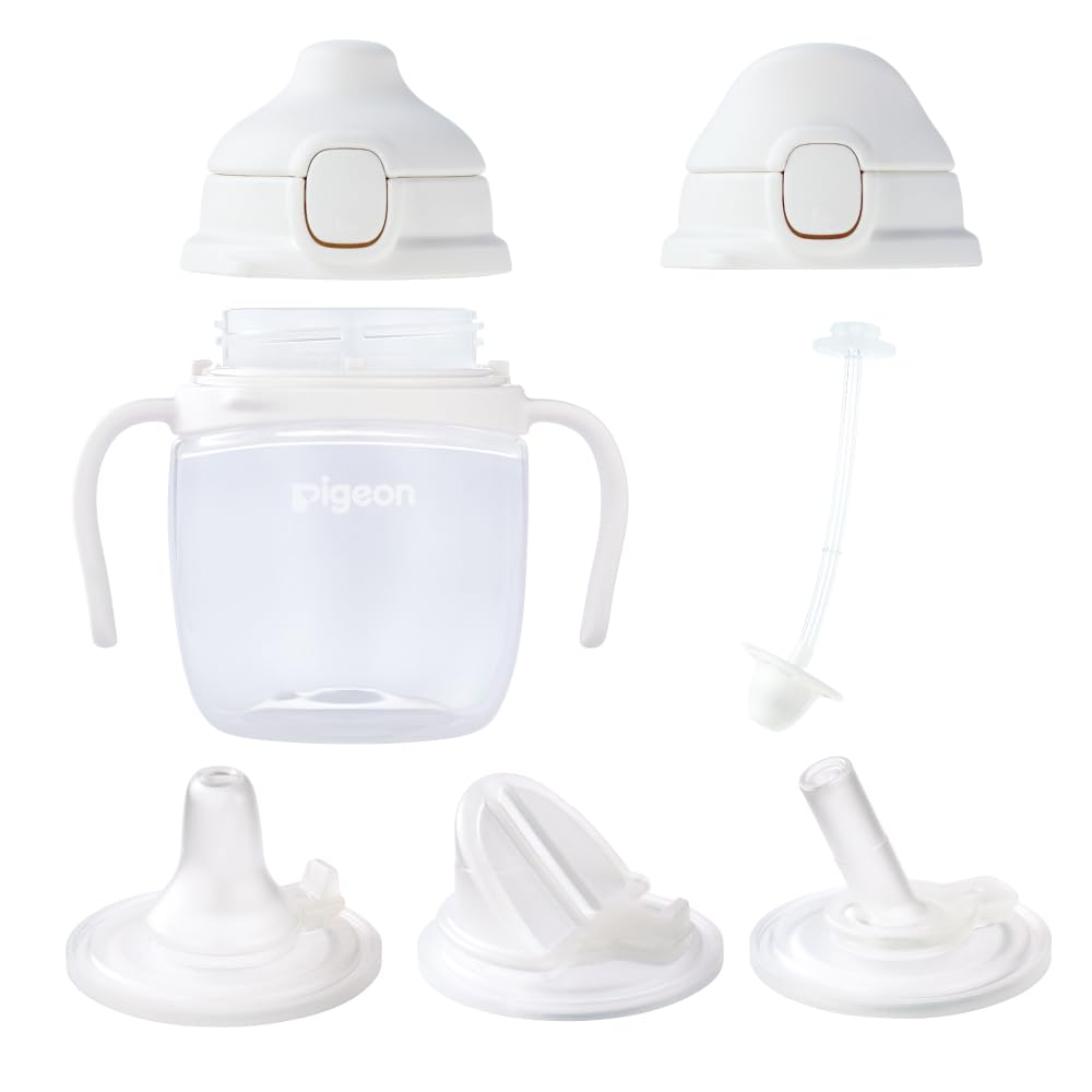 PIGEON magmag magmag growth experience 3 types of cups & straws set with bottle