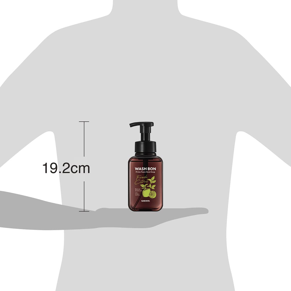 Saraya Washbon Prime Foam Fresh Citrus 500ml