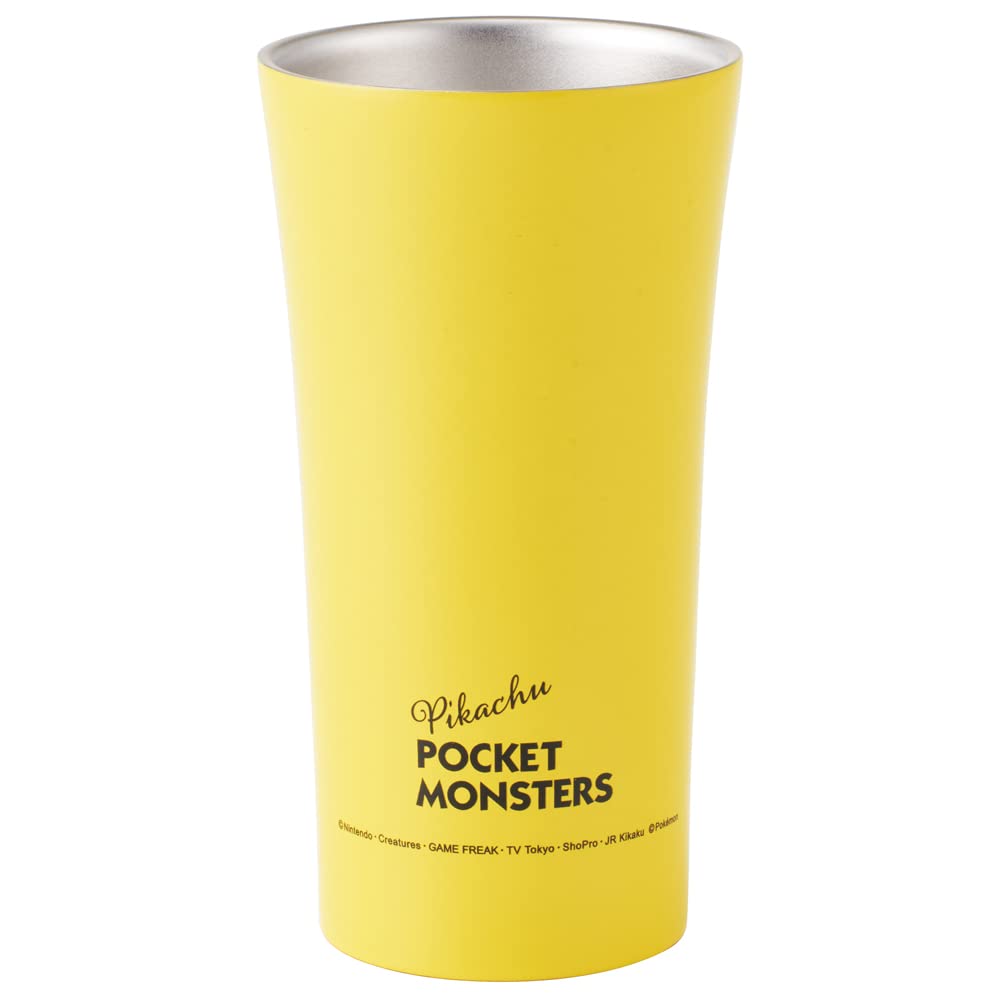 Skater Thermal/Cold Stainless Steel Tumbler 300ml Pocket Monster Pikachu Face STB3N-A
