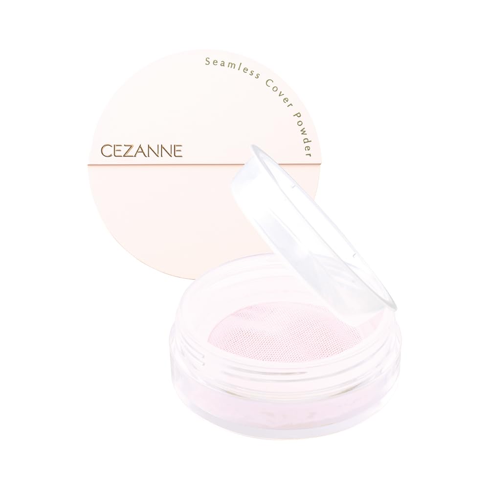 Sezanne Seamless Cover Powder 02 멜로 루센트 4.5g 부드러운 복숭아 피부 마무리 메쉬 타입