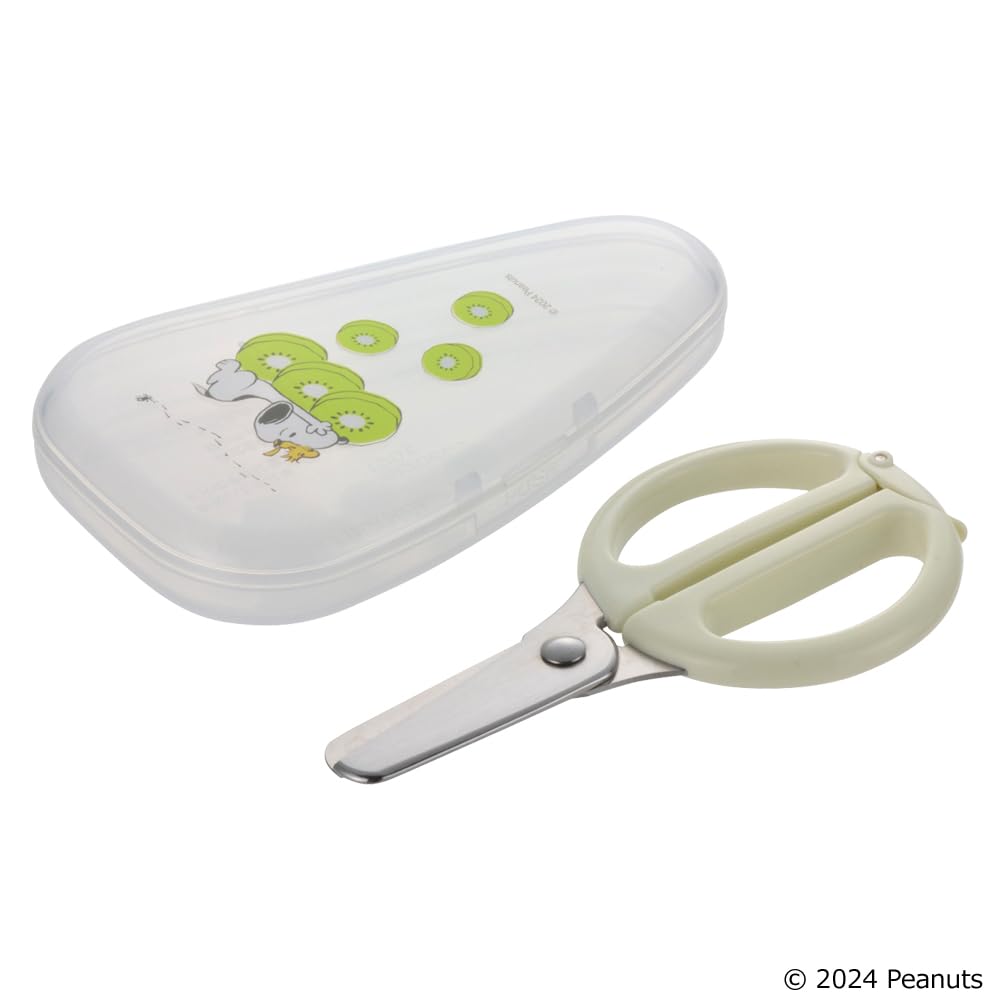 Richel Peanuts Collection Baby food scissors that cut quickly FS 1 piece Snoopy