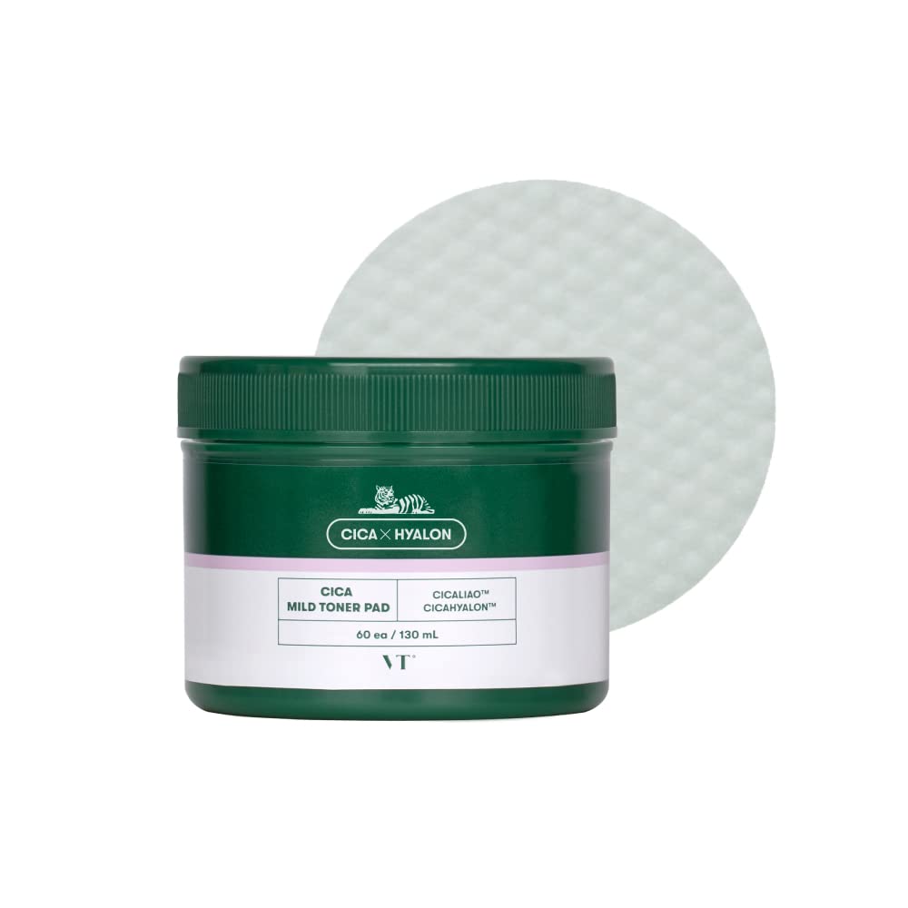 VTCOSMETICS(부티코스메텍스) 사슴 마일드 토너 패드 2종 60장 보습 민감 피부 건조 피부 스킨 케어 각질 케어 모공 케어 닦아 화장수