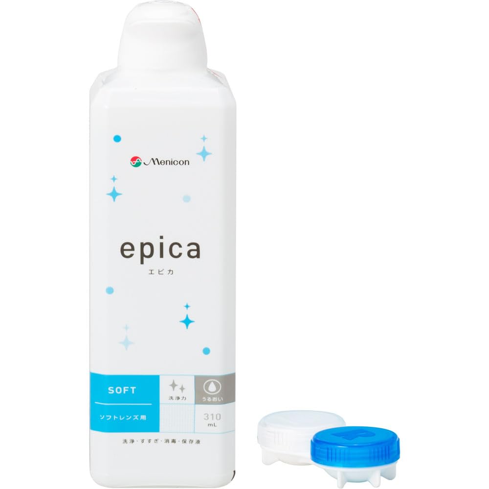[Quasi-drug] Menicon Epica Cold Cleaning, Storage, Rinsing, Disinfection (for Soft) 310mL x 3 pack