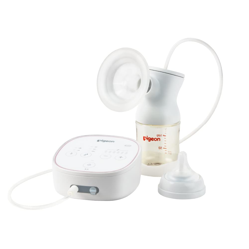 Pigeon Breast Milk Assist Breast Pump Electric Pro Personal R White