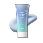SKIN AQUA Tone Up UV Essence Sunscreen Transparency Fairness UP Blue 80g SPF50+ PA++++ (Released in January 2025)