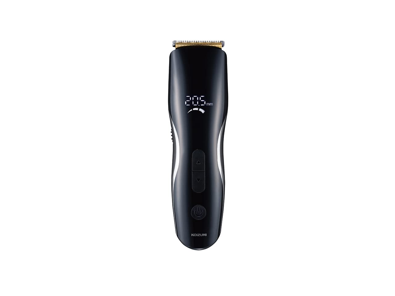 Koizumi Hair Cutter Clipper Digital Rechargeable/AC Type Length Adjustment 58 Levels Compatible with Overseas Black KHB-0900/K