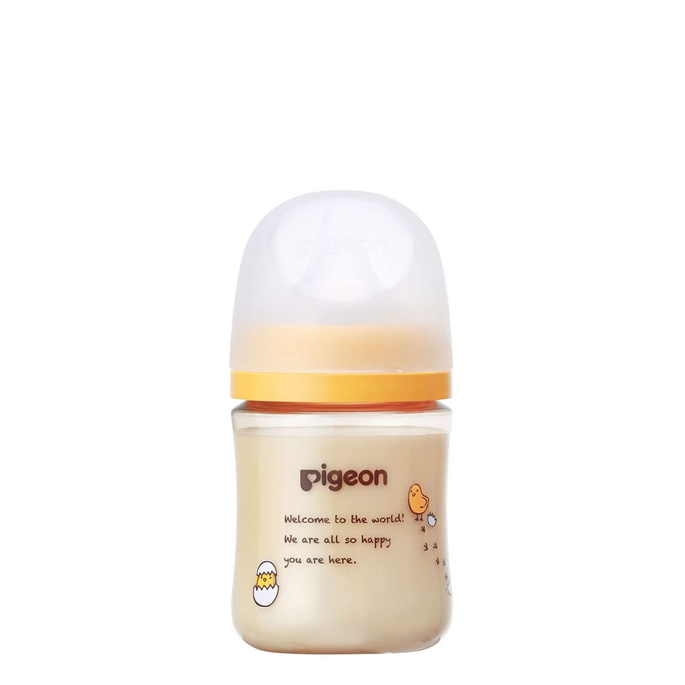 PIGEON Breastfeeding experience baby bottle 160ml 0 months and up High quality plastic Bird Also used in medical institutions Light and unbreakable