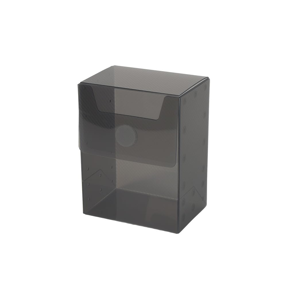 Akras Card Case W (Clear Black) [Deck Case/Card Storage/With Separator/Made in Japan]