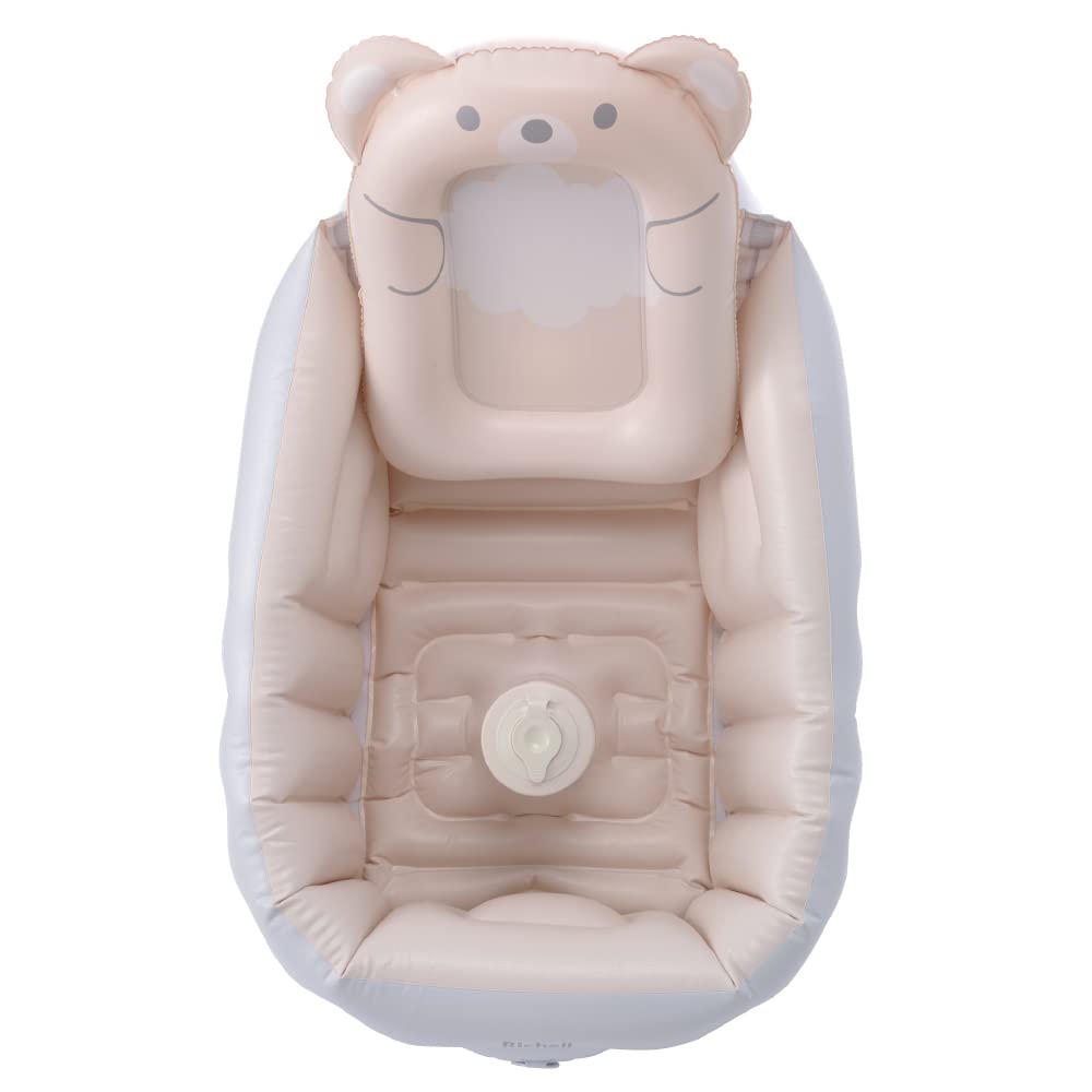 Richell Fluffy Baby Bath Step Up