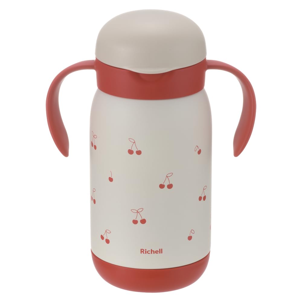 Richell Try Leakproof Cold Straw Mug 450 Red 1 piece 450ml from around 7 months