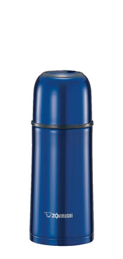 Zojirushi Water Bottle Stainless Steel Bottle 350ml Cup Type Thermal Insulation Lightweight Compact Blue SV-GR35-AA