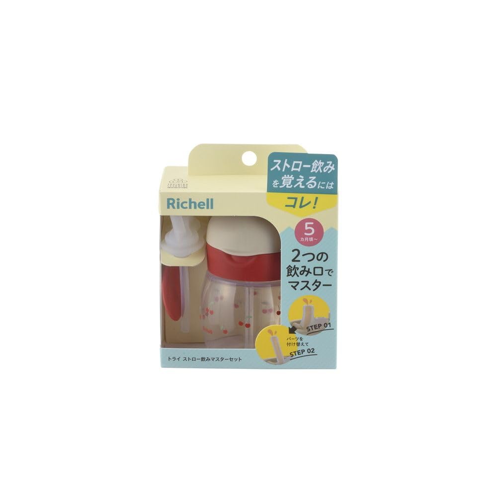 Richel Try Straw Drink Master Set Red 1 miếng Từ khoảng 5 tháng
