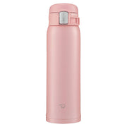 Zojirushi Water Bottle Stainless Steel Mug 480ml One-Touch Type Heat/Cold Lightweight Compact Pink SM-SF48-PA