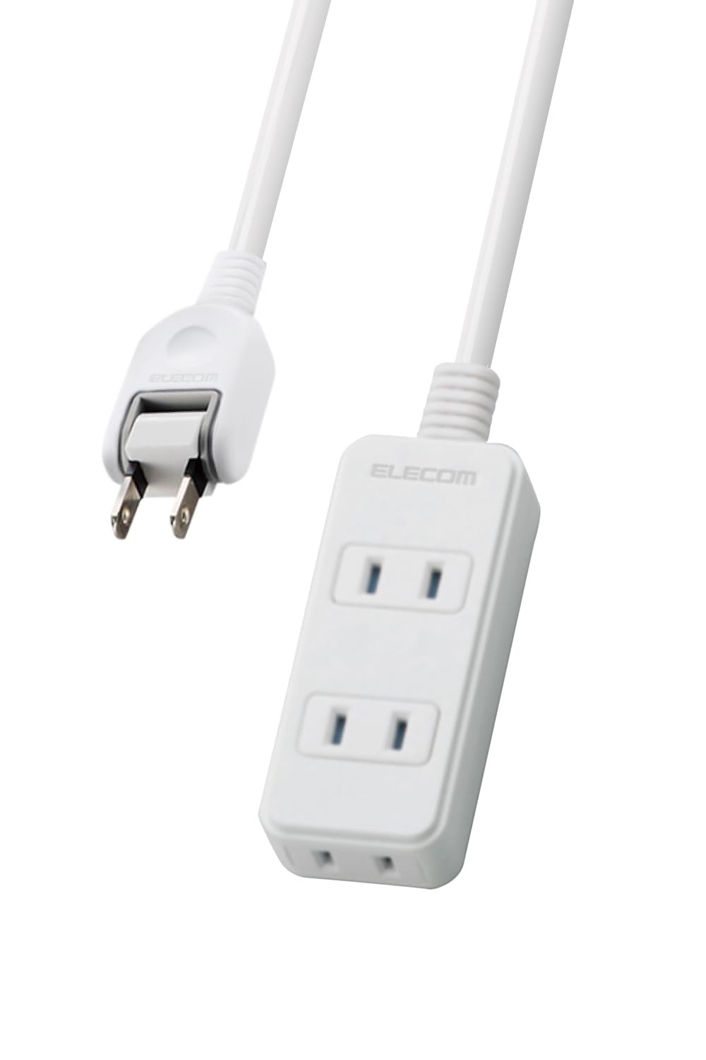 ELECOM 전원 탭 먼지 방지 셔터 3개 입 5m 화이트 T-ST02N-2350WH