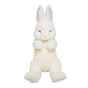 Sunlemon Knee Rabbit Sleeping WH 17 x 14 x 36 cm Stuffed Animal Cute Rabbit White P-9542