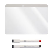 Sakura Crepas Transparent Whiteboard Sheet Pita Clear A5 Adhesive Whiteboard Marker Black Red Set of 2 WDC-A5S