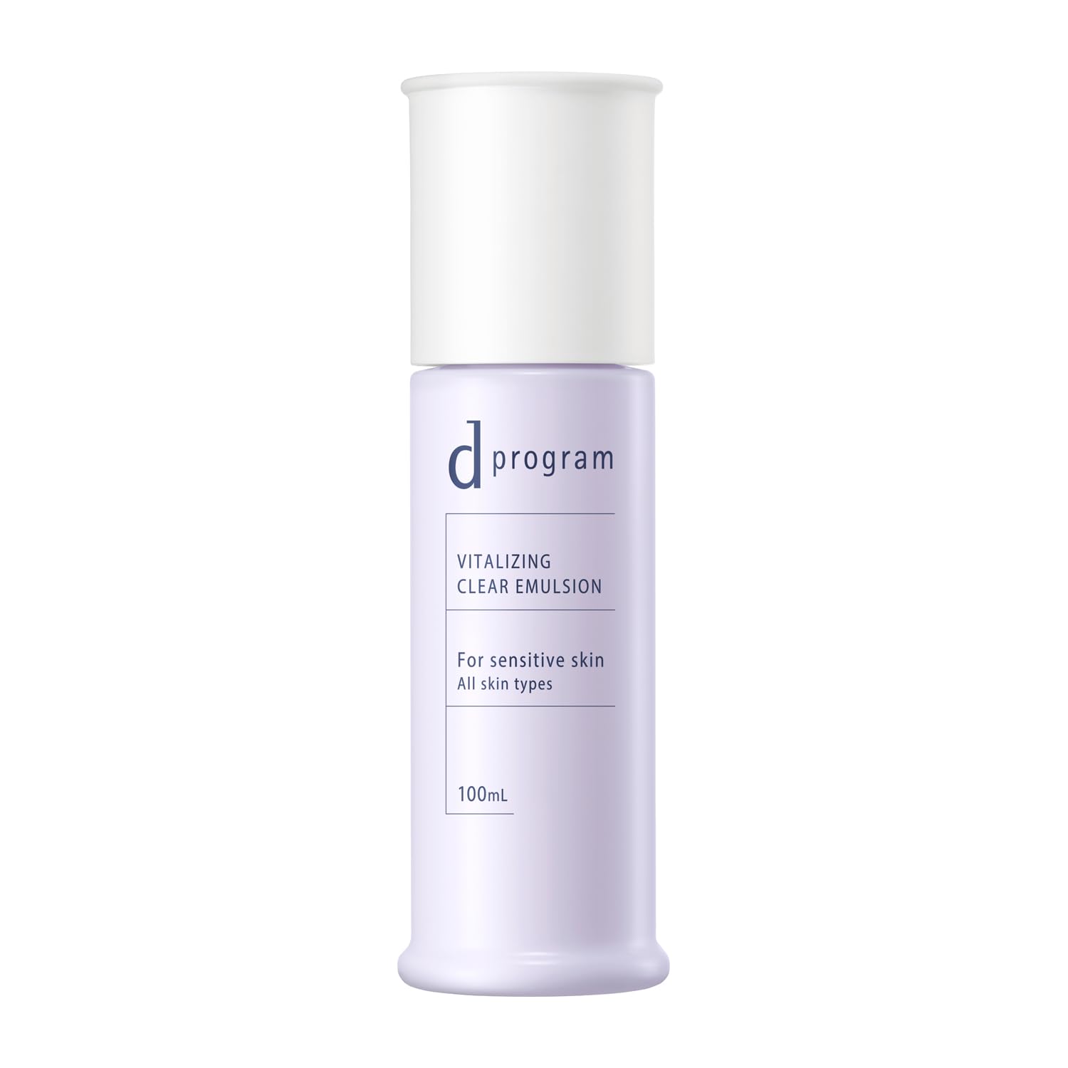 d program Emulsion Vitalizing & Clear Emulsion EX 100mL Quasi-drug Milk/lotion-like Unscented Delicate Moisturizing Skin roughness prevention Focus on skin-beautifying bacteria d program