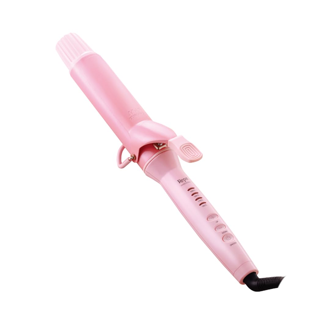 Crates Repit Square Bar 40mm Rosé CSB-AG40P For overseas use Korean hair Perfectly fits even large curls