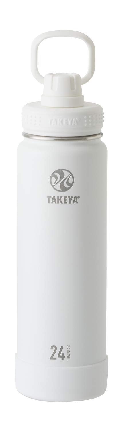 [Takeya] Takeya Flask Active Line 0.7L Active White Water Bottle Stainless Steel Bottle Direct Drinking Cold TAKEYA