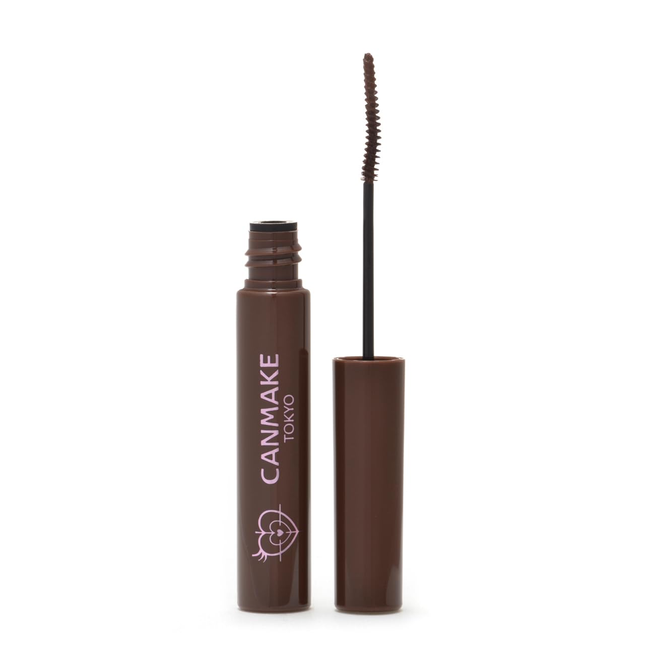 Canmake Curl Sniper Mascara 02 Natural Brown 4.0g Mascara Curl Keep Extra Fine Brush No Fibers