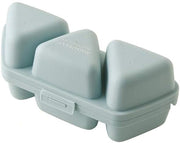 Ernest Onigiri case that can also hold side dishes.You can make 6 at a time.Onigiri-shaped bento box.Easy onigiri kit & case.Musbeat Blue A-77370