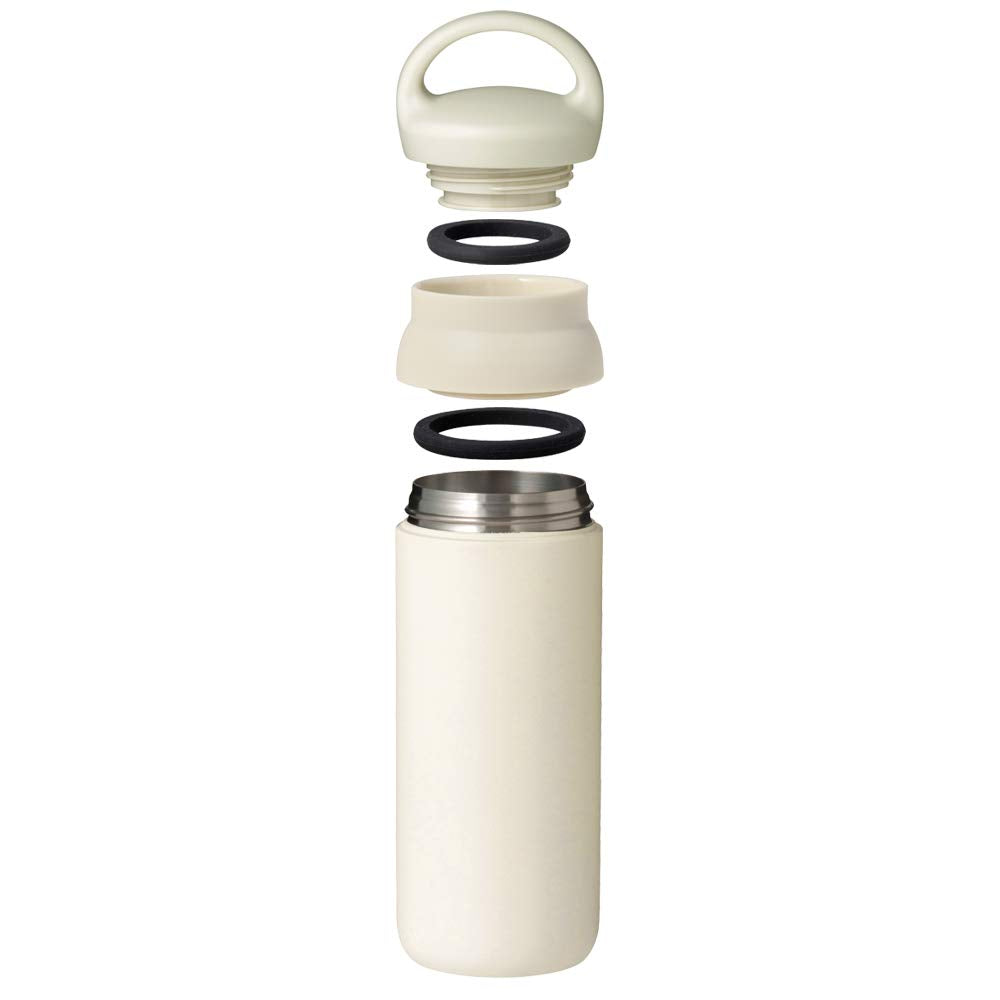 KINTO Day Off Tumbler 500ml Dark Gray Vacuum Double Structure Heat Retention Cold Retention Water Bottle 21096