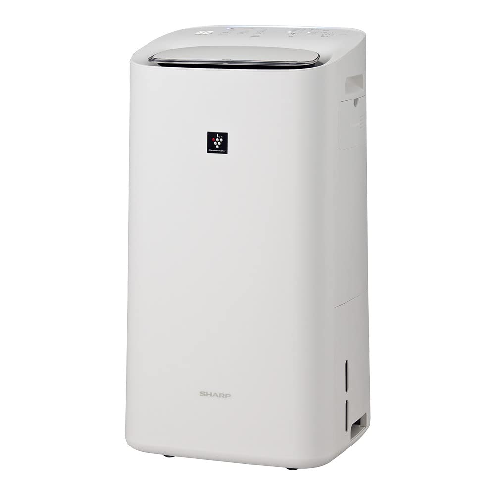 Sharp Dehumidifier and Humidifier Air Purifier KI-RD50-W White Plasmacluster 25000 Air Purifier 21 Tatami Humidification Amount Approximately 400ml/h Dehumidification 5.6/5.0L/day Clothes Drying Compact Pollen Operation