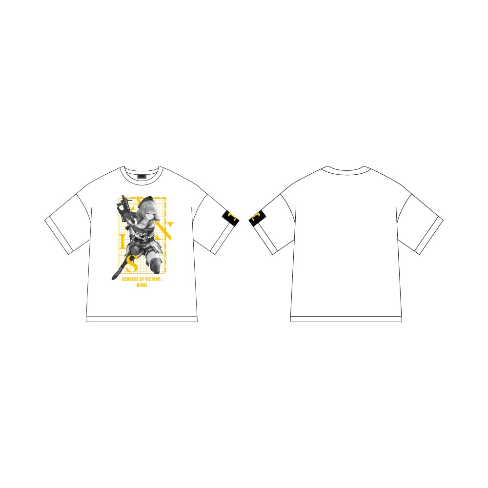 アルジャーノンプロダクト NIKKE アニス M Tシャツ 綿製