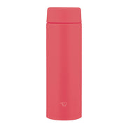 Zojirushi water bottle 480ml [Evolved Zojirushi classic mug] Dishwasher safe, seamless, only 2 items to wash, compact, heat/cold, screw poppy red SU-AA48-RM