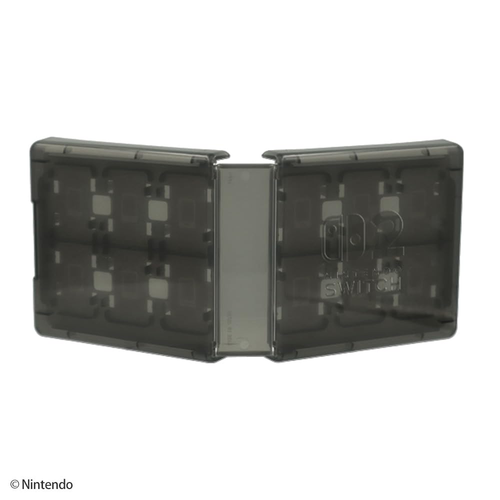 [Nintendo Licensed Product] Card Case Card Pocket 24 Black for Nintendo Switch 2