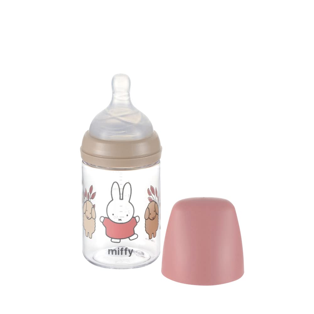 Richell Dental University Professor and Pediatric Dentist Jointly Developed Plastic Baby Bottle Miffy Outing Milk Bottle 160mL