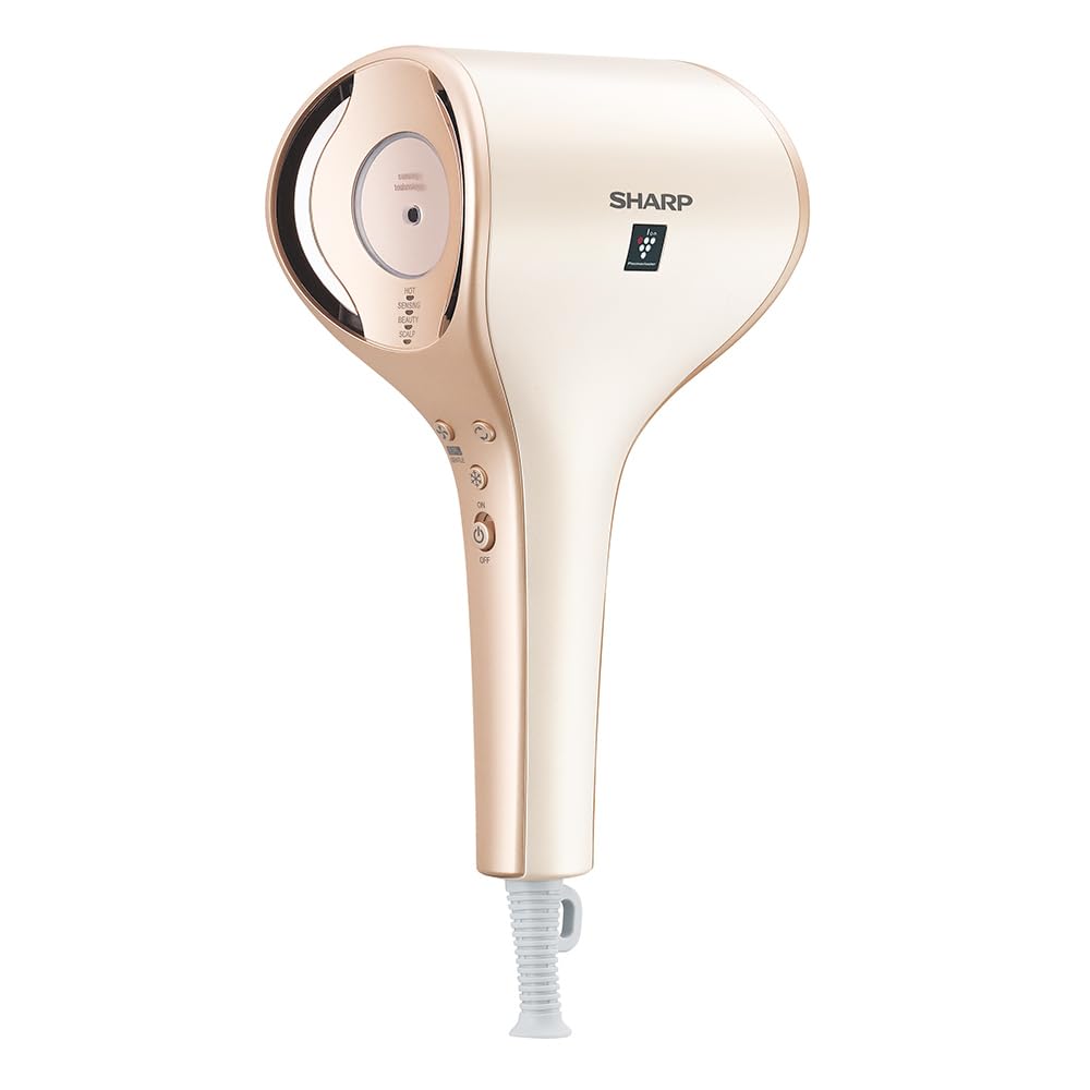Sharp Dryer IB-WX3-N Plasmacluster Beauty Drape Flow Quick Dry Compact BEAUTY Mode Linen Gold