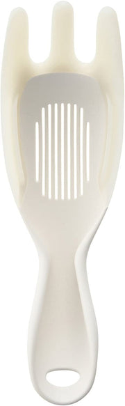 Marna Extreme Rice Sharpener (White) Rice Sharpener with Drainer Stock (Quickly drains water / Gentle on both rice and pot) Rice Sharpener K679W