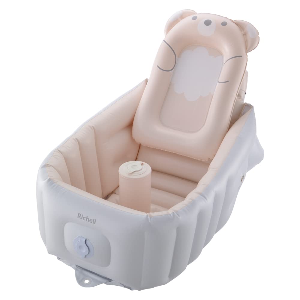 Richell Fluffy Baby Bath Step Up