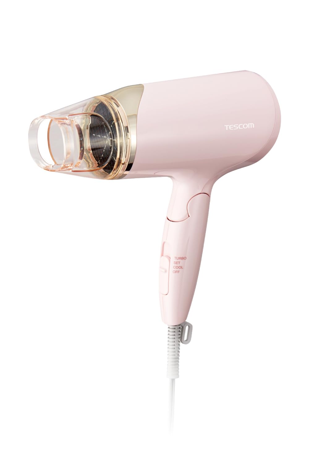 TESCOM Dryer Negative Ion Foldable Cold/Hot Air Lightweight Pink TD260A-P