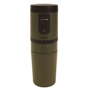 Macross All-in Coffee Maker Cafe Label Olive Green USB Rechargeable Outdoor Office MEK-107OG